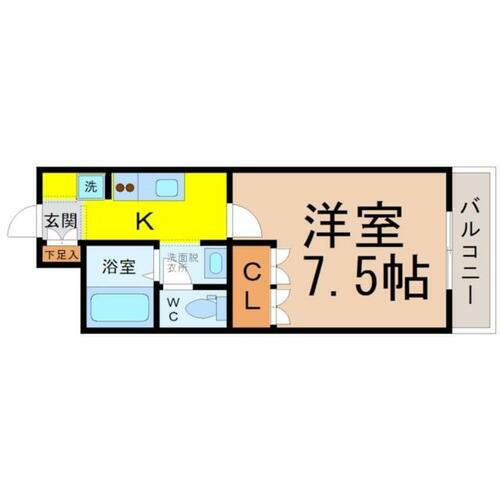 愛知県名古屋市熱田区大宝４丁目 六番町駅 1K マンション 賃貸物件詳細