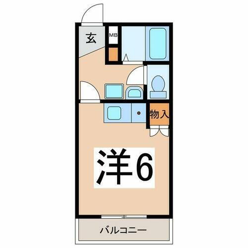 山梨県甲府市城東３丁目 善光寺駅 ワンルーム マンション 賃貸物件詳細