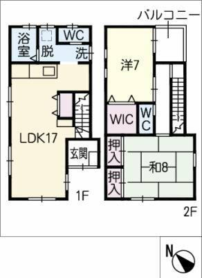愛知県豊明市沓掛町五反田 賃貸一戸建て