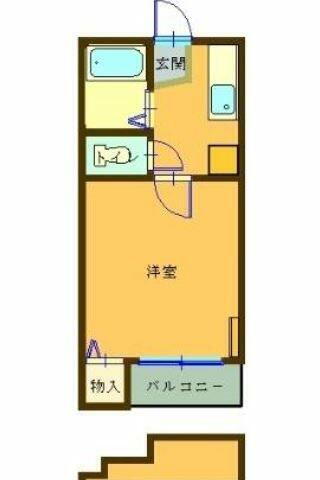 福島県福島市郷野目字仲 1K アパート 賃貸物件詳細
