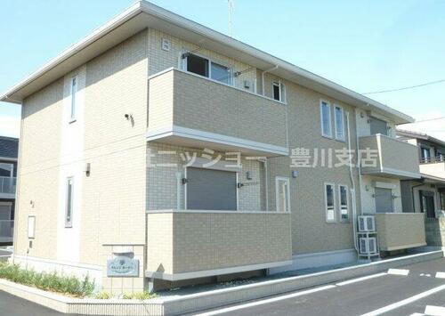 愛知県豊川市中条町大道 賃貸アパート