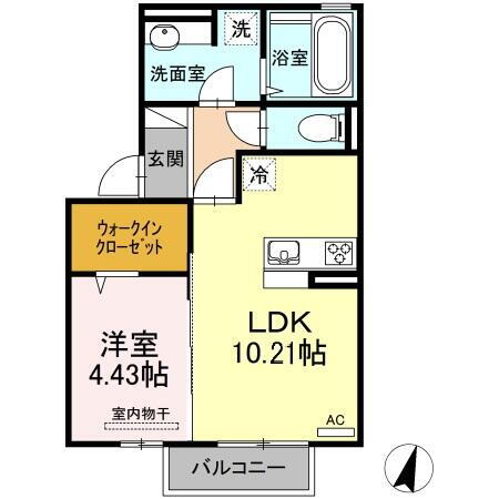 大分県大分市大字角子原 大在駅 1LDK アパート 賃貸物件詳細