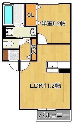 ボヌールアンドゥロワＤ 1階 1LDK 賃貸物件詳細