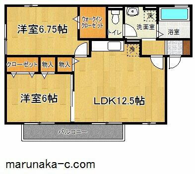 ヴァンヴェール御園 2階 2LDK 賃貸物件詳細