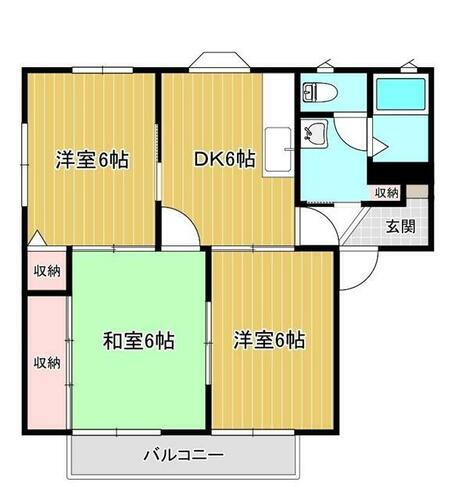 栃木県足利市大橋町１丁目 賃貸アパート