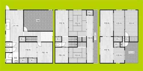 大阪府大阪市東成区中道２丁目 森ノ宮駅 12LDK 一戸建て 賃貸物件詳細