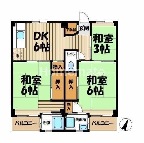 神奈川県鎌倉市手広５丁目 西鎌倉駅 3DK マンション 賃貸物件詳細