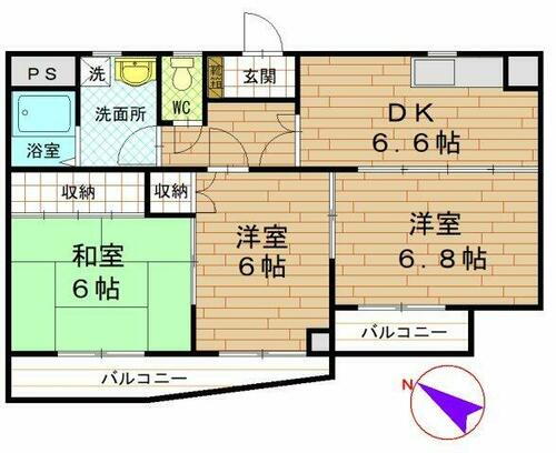 埼玉県蓮田市関山２丁目 蓮田駅 3DK マンション 賃貸物件詳細