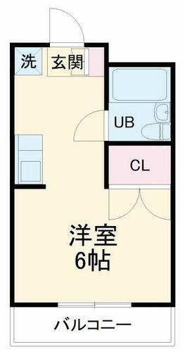 神奈川県川崎市宮前区水沢３丁目 溝の口駅 1K マンション 賃貸物件詳細