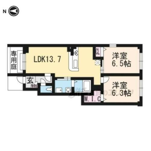 滋賀県大津市国分１丁目 石山駅 2LDK アパート 賃貸物件詳細