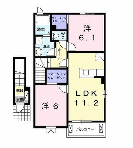 千葉県木更津市江川 巌根駅 2LDK アパート 賃貸物件詳細