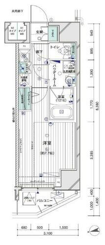東京都板橋区大山東町 板橋区役所前駅 1K マンション 賃貸物件詳細