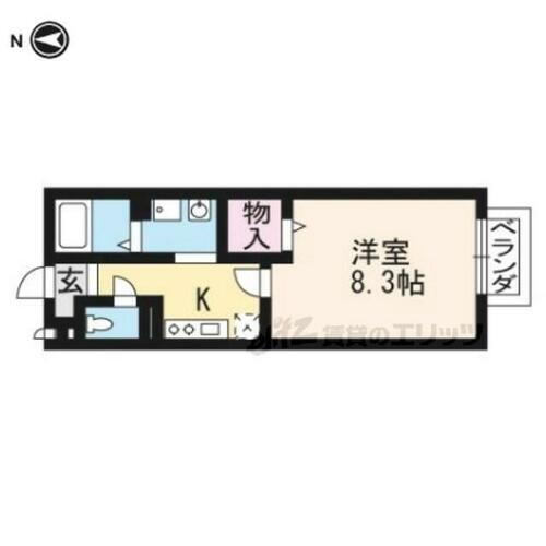 京都府京都市北区西賀茂神光院町 北大路駅 1K アパート 賃貸物件詳細