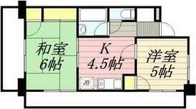 ダイナコート県庁前 13階 2DK 賃貸物件詳細