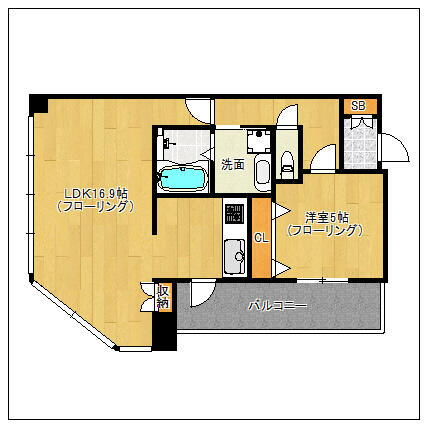 福岡県福岡市中央区港１丁目 大濠公園駅 1LDK マンション 賃貸物件詳細