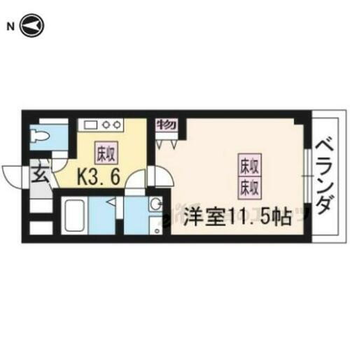 京都府京都市伏見区深草柴田屋敷町 伏見駅 1K マンション 賃貸物件詳細