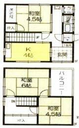 大塩町戸建 3K 賃貸物件詳細