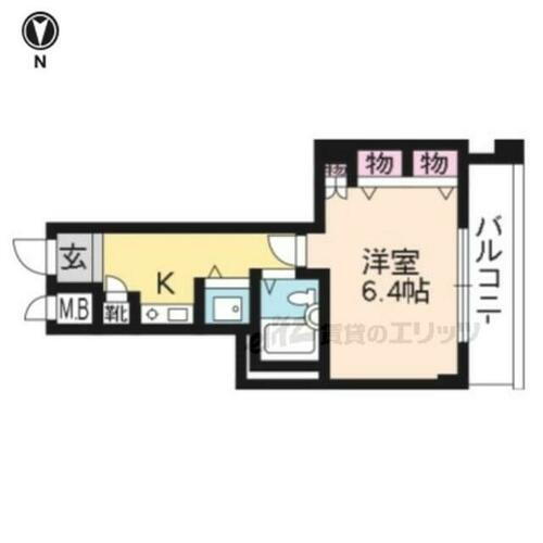 京都府京都市上京区丸太町通堀川西入西丸太町 二条城前駅 1K マンション 賃貸物件詳細