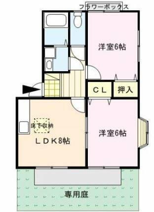 福岡県久留米市安武町安武本 安武駅 2LDK アパート 賃貸物件詳細