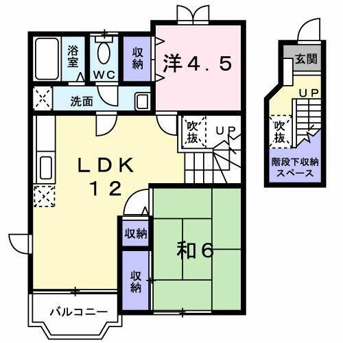 静岡県袋井市土橋 袋井駅 2LDK アパート 賃貸物件詳細