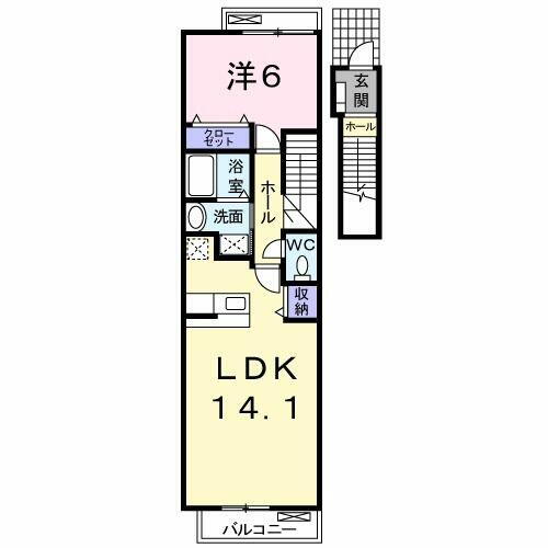 愛知県豊川市一宮町旭 長山駅 1LDK アパート 賃貸物件詳細