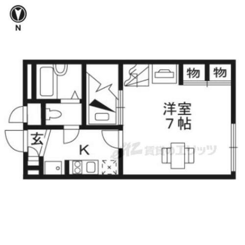 京都府亀岡市呉服町 亀岡駅 1K アパート 賃貸物件詳細