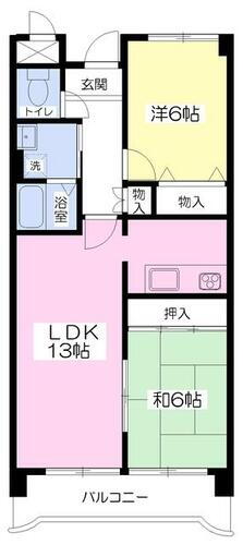 兵庫県尼崎市大島２丁目 武庫川駅 2LDK マンション 賃貸物件詳細