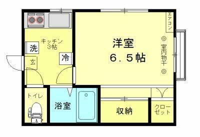 秋田県秋田市泉中央５丁目 泉外旭川駅 1K アパート 賃貸物件詳細
