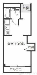 山崎第８マンション 2階 1DK 賃貸物件詳細