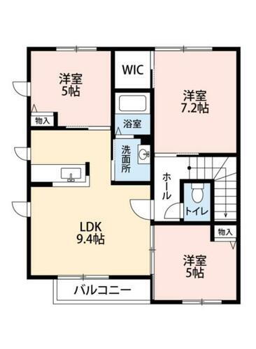 福島県福島市森合字的場 3LDK アパート 賃貸物件詳細