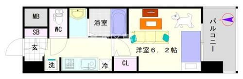 大阪府大阪市浪速区敷津東２丁目 大国町駅 1K マンション 賃貸物件詳細