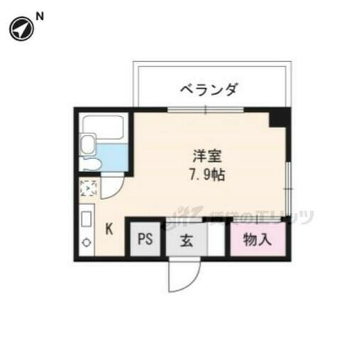 京都府京都市左京区北白川山ノ元町 出町柳駅 1K マンション 賃貸物件詳細