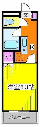 東京都江戸川区東小松川４丁目 船堀駅 1K マンション 賃貸物件詳細