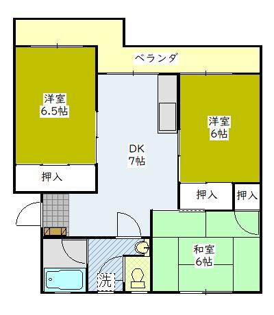 鶴見台第二ビル 1階 3DK 賃貸物件詳細