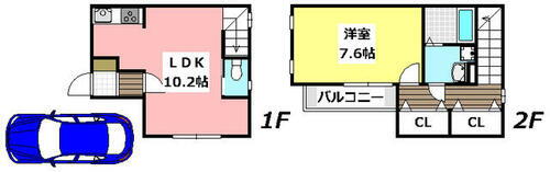 大阪府茨木市上中条２丁目 茨木市駅 1LDK 一戸建て 賃貸物件詳細