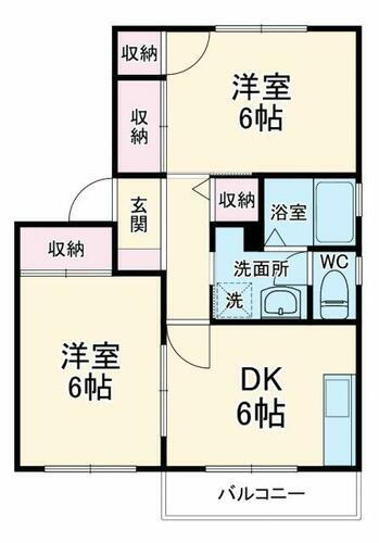 静岡県御前崎市佐倉 菊川駅 2DK アパート 賃貸物件詳細