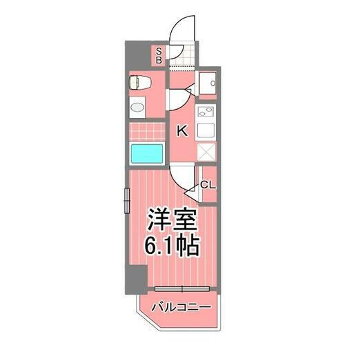 ロアール横浜西 10階 1K 賃貸物件詳細