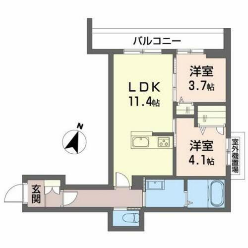 広島県広島市安佐南区西原２丁目 祇園新橋北駅 2LDK マンション 賃貸物件詳細