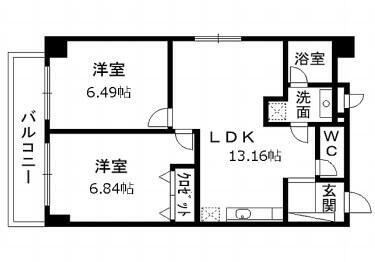 福岡県北九州市門司区東新町１丁目 門司駅 2LDK マンション 賃貸物件詳細