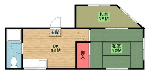 長井マンション 3階 2DK 賃貸物件詳細