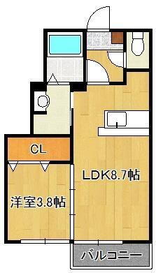 グラン岡垣Ⅵ 1階 1LDK 賃貸物件詳細