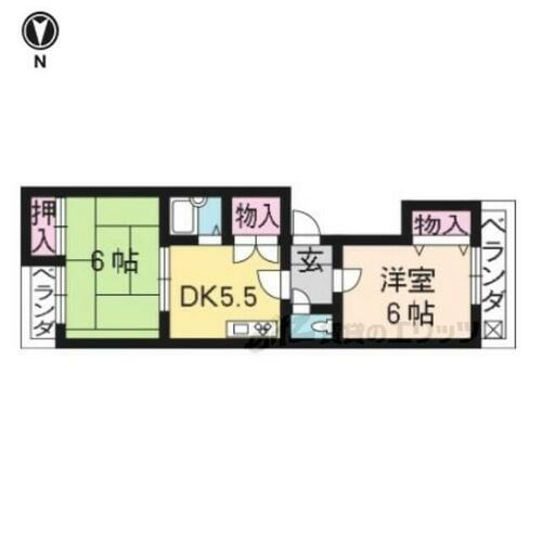 京都府京都市北区紫野中柏野町 北野白梅町駅 2DK マンション 賃貸物件詳細