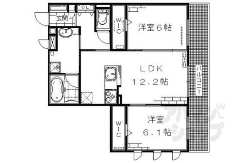 京都府京都市伏見区中島外山町 伏見駅 2LDK アパート 賃貸物件詳細