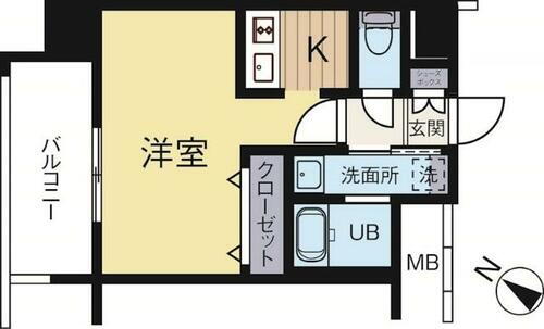 福岡県福岡市博多区築港本町 中洲川端駅 1K マンション 賃貸物件詳細