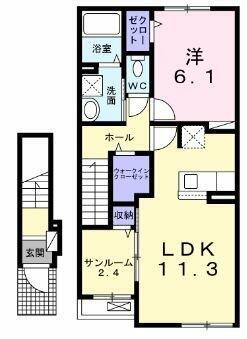 大阪府堺市美原区阿弥 北野田駅 1LDK アパート 賃貸物件詳細