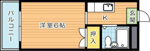 福岡県北九州市門司区黄金町 門司駅 1K マンション 賃貸物件詳細