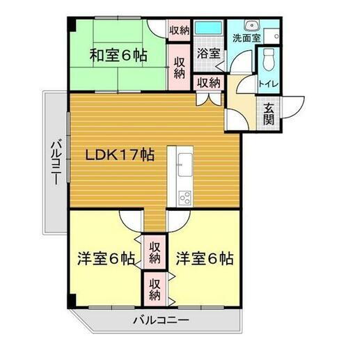 山口県下関市貴船町４丁目 幡生駅 3LDK マンション 賃貸物件詳細