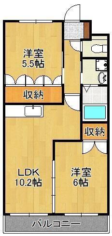 オリーブハイツ 1階 2LDK 賃貸物件詳細