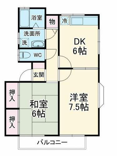 神奈川県茅ヶ崎市赤松町 辻堂駅 2DK アパート 賃貸物件詳細