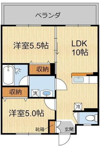 （仮）Ｚ様新築共同住宅Ａ棟（高安） 2階 2LDK 賃貸物件詳細